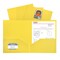C-Line Products TwoPocket Heavyweight Poly Portfolio Folder, Yellow Set of 25 Folders, 25PK 33956-BX - alternate 1